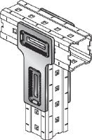 MIC-T Hot-dip galvanised (HDG) connector for fastening MI girders perpendicularly to one another Applications 1